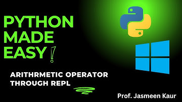 Arithmetic operator through REPL