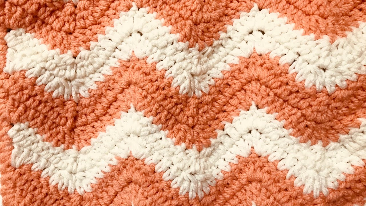 Punto zig zag crochet