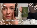 Productive Monday Routine | Healthy grocery haul, applying for jobs + staying active!