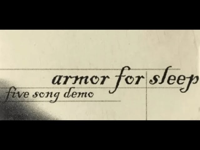 Armor For Sleep 2song demo CD-R