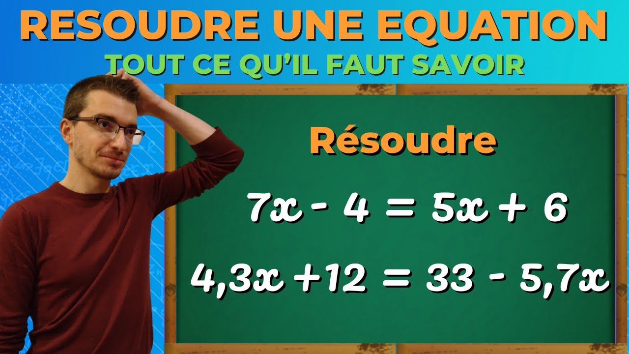 Tu veux comprendre les équations ? Regarde ça !