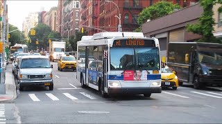 MTA NYCT Bus: 2008 Orion VII Next Generation HEV #3836 M1 Bus @ Madison Avenue & E 99th Street