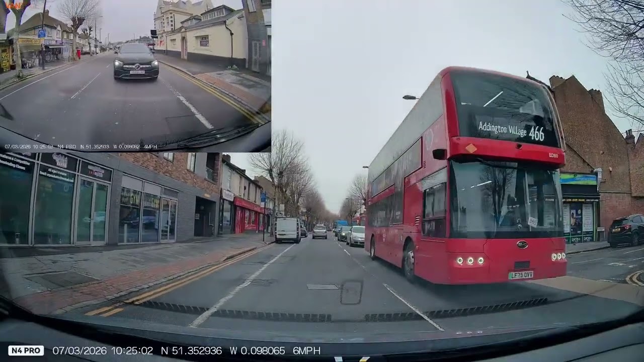 Real UK Driving Test Route - Mitcham Driving Test Centre - 7 March 2026