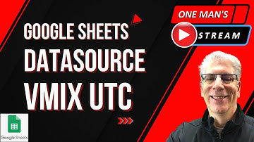 Importing Graphic Data From Google Sheets Into vMix | One Man