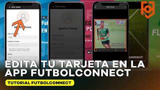 Edita tu Tarjeta en la App FutbolConnect | T004 screenshot 3