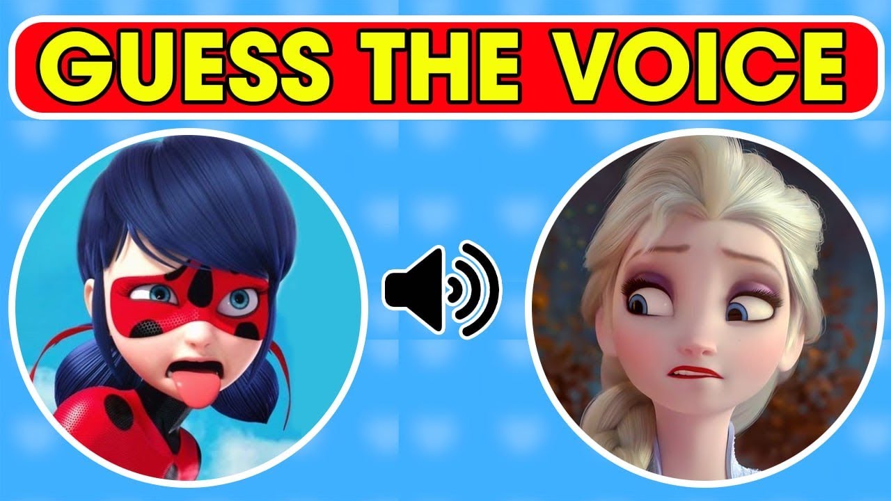 Can You Guess The Disney Characters   Miraculous Ladybug By Their Voice Guess The SongGreat Quiz