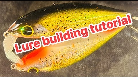 Balsa lure building tutorial - pike and salmon jerkbait from start to finish + prize draw