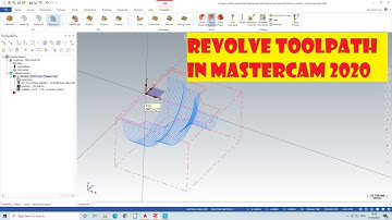 MasterCAM 2020 Mill tool path|| Revolved toolpath|| masterCAM hindi tutorial