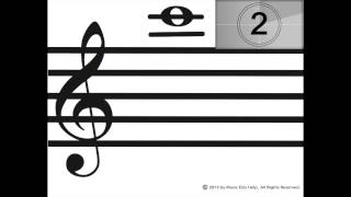Treble Clef Notes Video Flashcards Medium