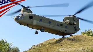 Chinook Pilots Awesome Maneuvering Skills