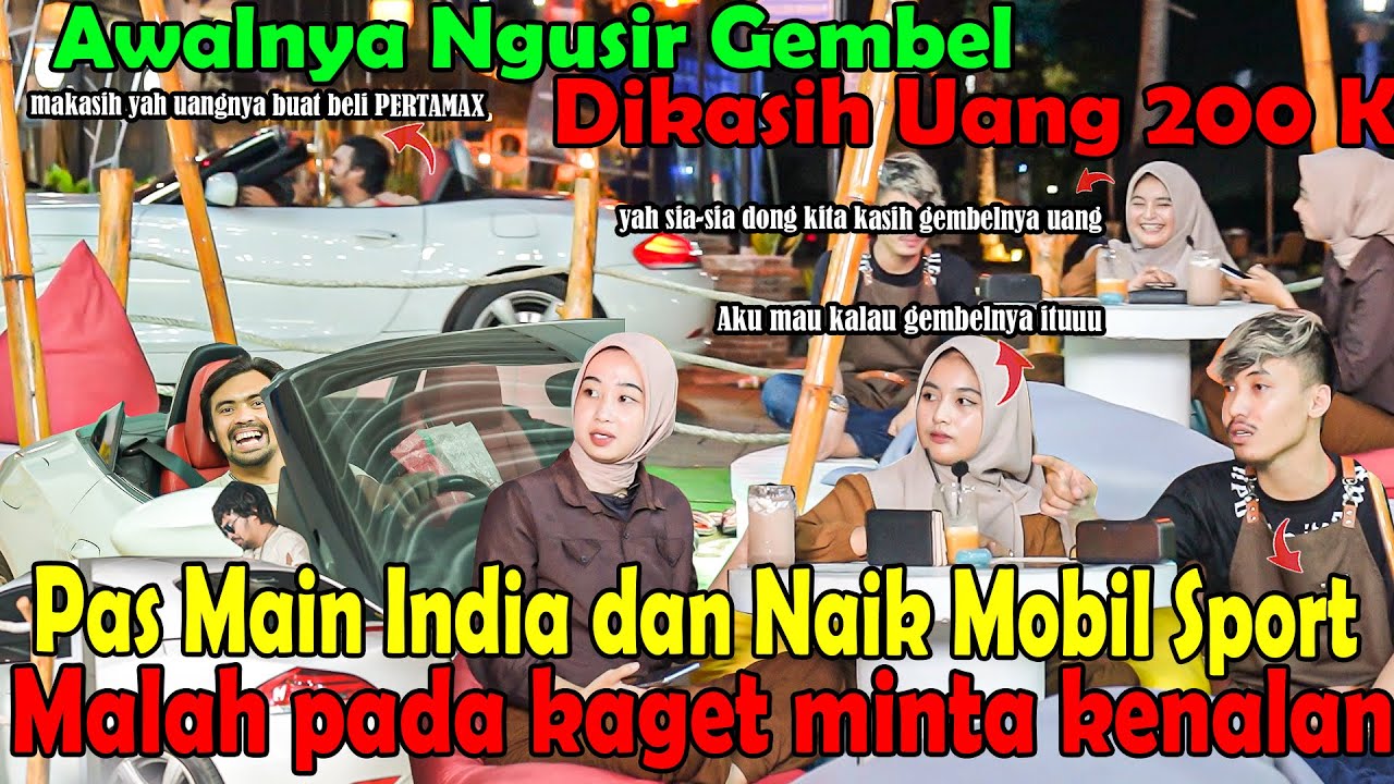 Awalnya diusir, Semua Kaget Pas Gembel Naik Mobil Sport Sambil Main Biola India