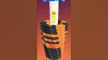 Stack Ball 3d level 199 #viral #gaming #stackball #enough #shorts