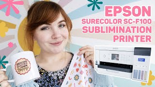 Epson SureColor F100 A4 Sublimation Printer | Set Up &amp; Demo