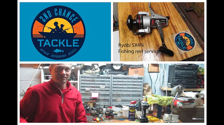 Ryobi SX4N spin fishing reel how to take apart and service