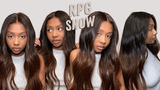 The Best Brown Ombre Hair For All Seasons | No Glue, Wear And Go Wig | Ft. RPGSHOW