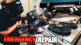 EMERGENCY late night radiator repair for @gen2garage