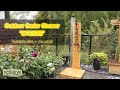 Outdoor cedar shower breeze assembly guide