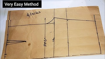 How to Draft a Short Pattern Easily || Beginner Friendly.