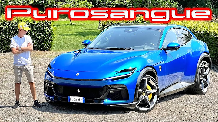 Essai Ferrari PUROSANGUE : faux SUV, vraie Ferrari ?