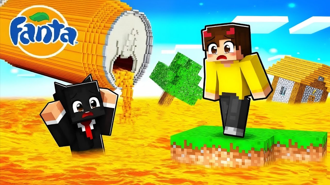 AIR FANTA MENINGKAT Setiap DETIK Di Minecraft