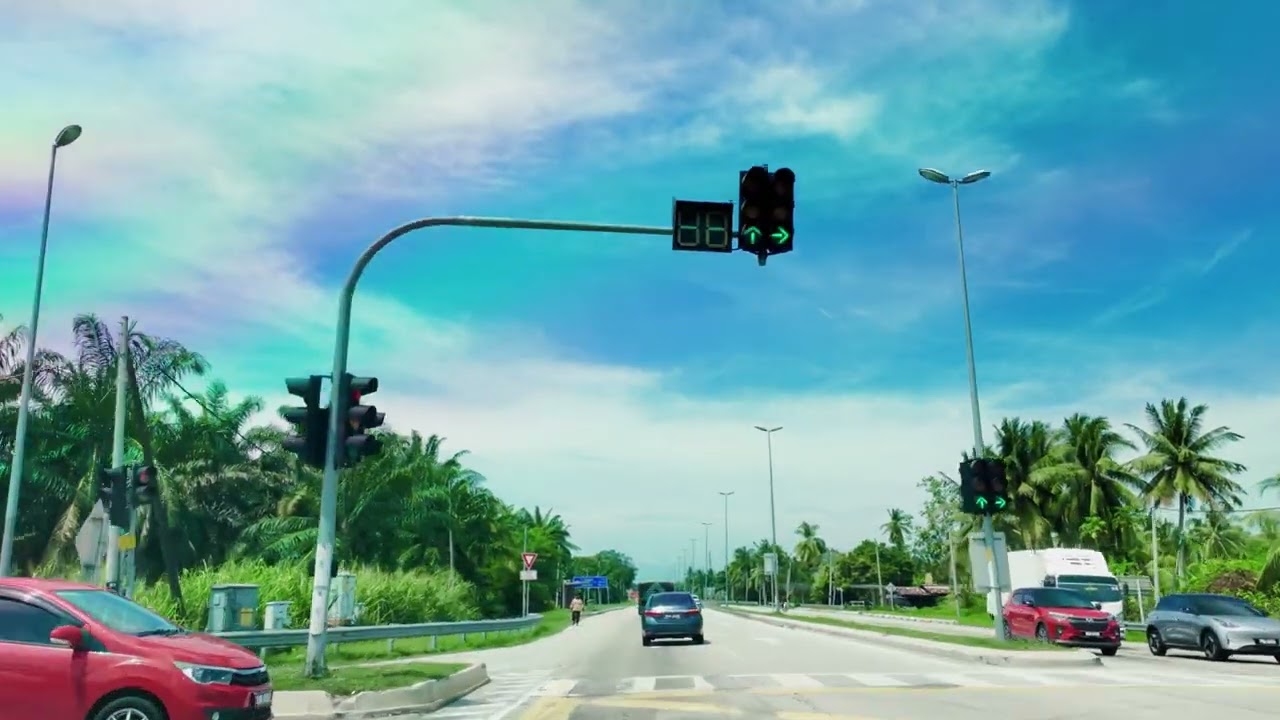 Kuala Selangor POV Drive | Palm Tree-Lined Roads 🇲🇾 | 马来西亚瓜拉雪兰莪海岸行车记录 | Lo-Fi | 4K