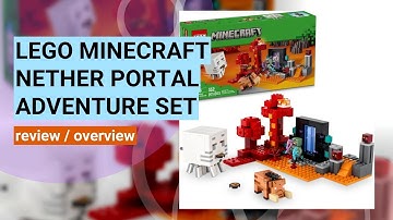 LEGO Minecraft Nether Portal Ambush Adventure Set Review: Epic Build & Play!