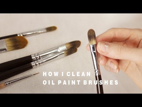 DIY oil paint brush cleaner! I had an epiphany tonight while