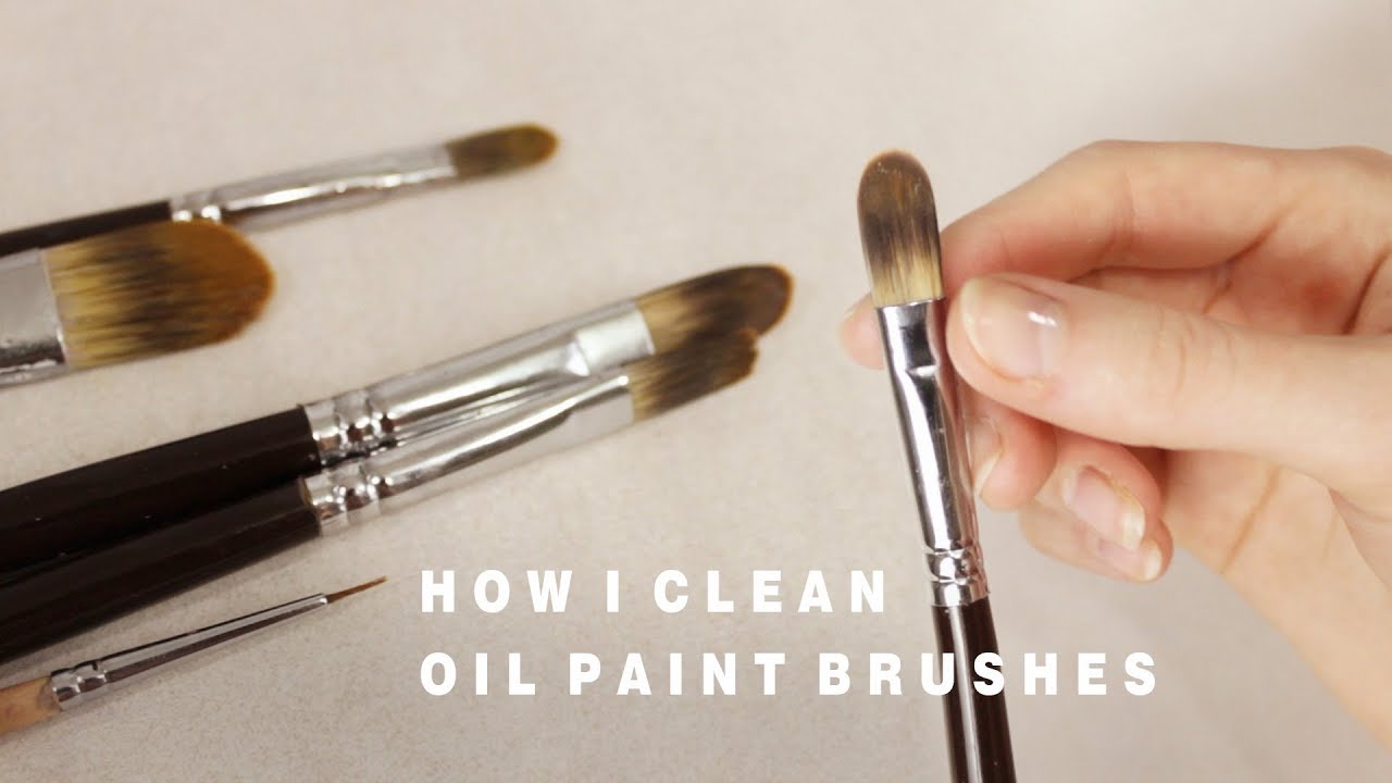 How to Clean Oil Paint Brushes Using Solvents, Oil, & Soap