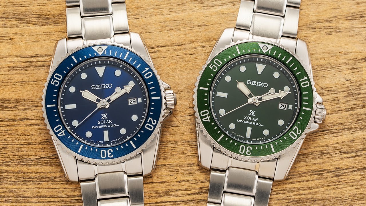 A New Midsize Diver From Seiko You Probably Have Not Considered But Should  - SNE585 & SNE583 - YouTube