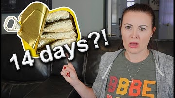 Ik heb 14 dagen lang alleen maar sardines gegeten... dit is wat er gebeurde