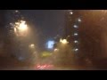衝撃！迫力！大阪ゲリラ豪雨開始の瞬間！ 2012年10月28日（日）