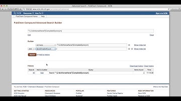 PubChem Advanced Search Tutorial   diastereomers