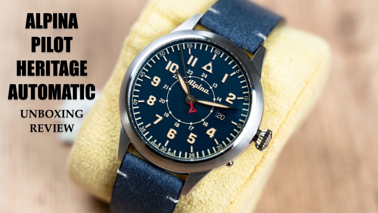 Alpina Pilot Heritage Automatic AL-525NBG4SH6 Watch | Review