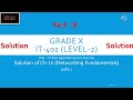 class X IT 402 Part B ch -16 (solution) Networking Fundamentals !aman sir ! amanT4 !
