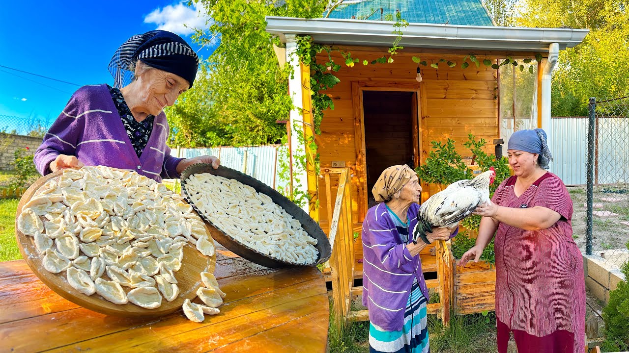 Бабушка Роза готовит вкуснейшее кавказское блюдо «Сурхуллу».