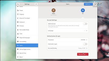 Fedora Linux Remove User Guest