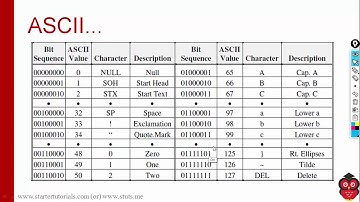 13. Bytes and ASCII