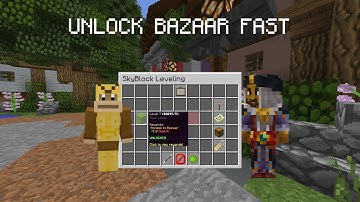 How to unlock Bazaar FAST in Hypixel Skyblock (In 1-2 Hours!)