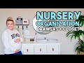 NURSERY ORGANIZATION & HACKS | DRESSER & CLOSET PREP