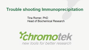 Trouble Shooting Immunoprecipitation