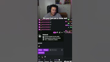 I Had To Put My Viewers On Timeout