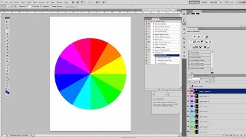 OMVT create a colorwheel in Photoshop (in one minute)