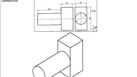Isometric projection Problem No  28 Engineering Graphics, Isometric projection engineering drawing