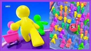 Crowd Jam | 3 Minute Gameplay Level 1-15
