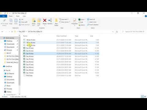 Đề thi thử Excel Nâng Cao trường ĐH Nông Lâm 1