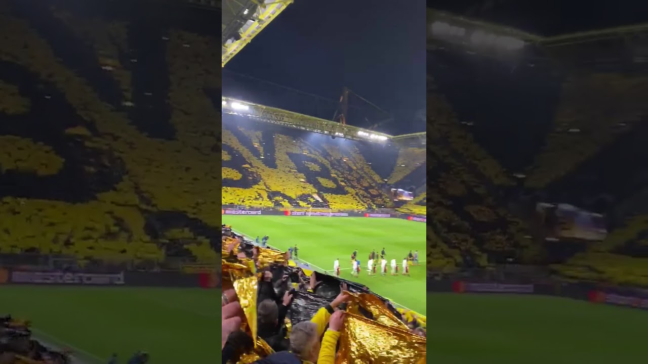 Dortmund PSG le mur jaune YouTube