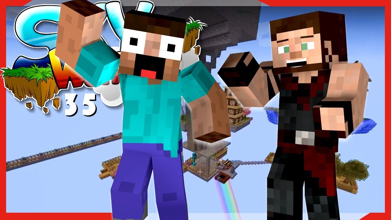 Railgun vs Earli - SkyWorld - 35 - Balui - Minecraft