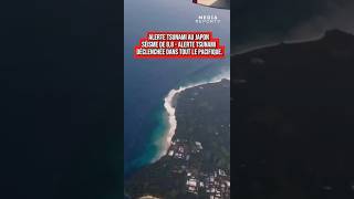 Tsunami in Japan after an 8.8 magnitude earthquake 😱