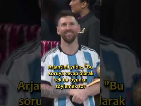 Messiye Göre Dünyanın En İyi Futbolcusu ...?! #shorts @YAMERAKTAN