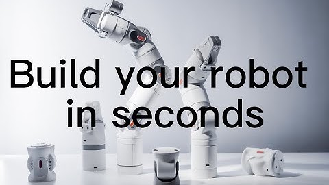 We made a fully modular robot arm!